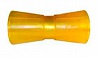 Ролик килевой L=195 мм, D=89/61/17 мм PVC желтый